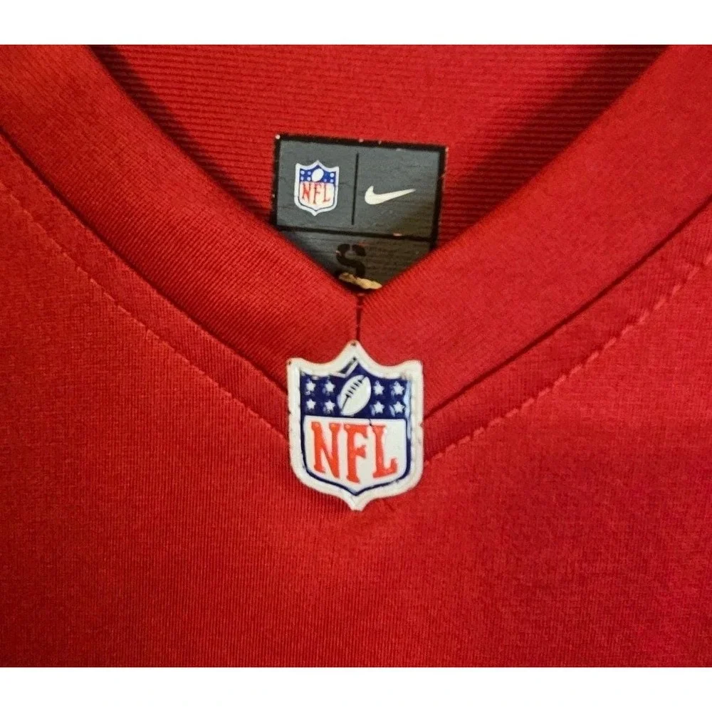Nike Julian Edelman New England Patriots Red Game Jersey Size S
